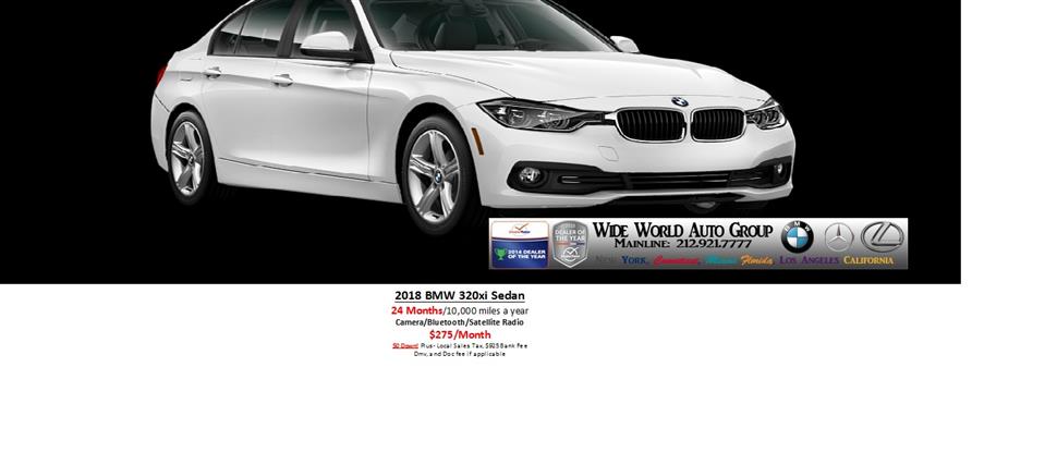 BMW 3 Series auto lease takeover New York NY